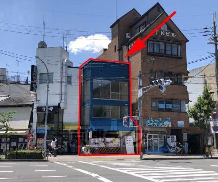 光ビル テナント 京都府京都市左京区 Sohoオフィス 店舗 飲食店可 店舗 リース店舗 店舗付住居 京都市左京区高野東開町 北大路通りに面した路面テナント賃貸 北大路通りと東大路通りが交わる高野交差点 人通りも多く視認性も良いテナントです